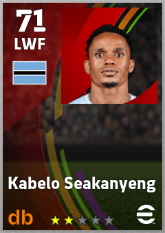 Kabelo Seakanyeng — LWF, OVR 71, MAX 71