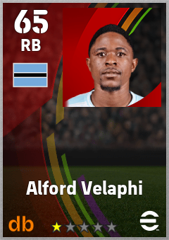 Alford Velaphi — RB, OVR 65, MAX 65