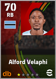 Alford Velaphi — RB, OVR 70, MAX 70
