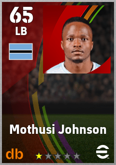 Mothusi Johnson eFootball player card