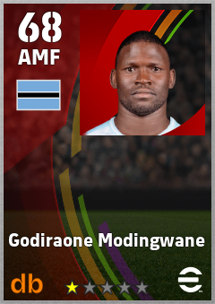 Godiraone Modingwane — AMF, OVR 68, MAX 68