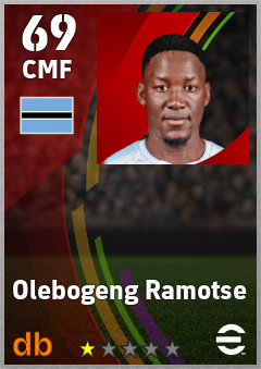Olebogeng Ramotse — CMF, OVR 69, MAX 69