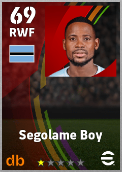 Segolame Boy — RWF, OVR 69, MAX 69
