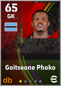 Goitseone Phoko eFootball player card