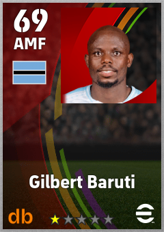 Gilbert Baruti — AMF, OVR 69, MAX 69