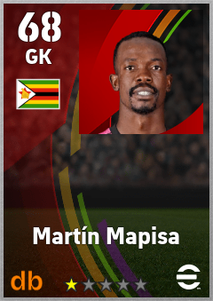 Martín Mapisa — GK, OVR 68, MAX 68