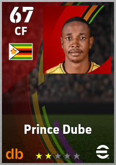 Prince Dube eFootball player card
