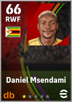Daniel Msendami eFootball player card