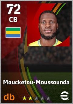 Moucketou-Moussounda — CB, OVR 72, MAX 72