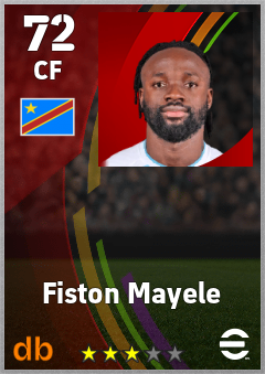 Fiston Mayele eFootball player card