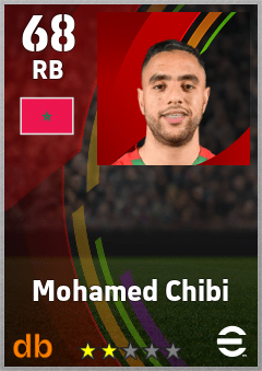 Mohamed Chibi eFootball player card