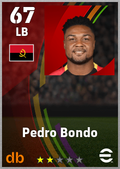 Pedro Bondo eFootball player card