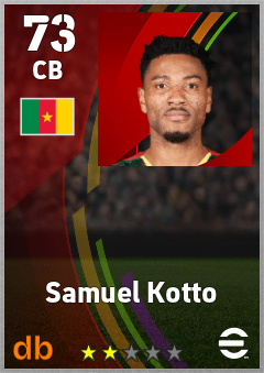 Samuel Kotto — CB, OVR 73, MAX 73