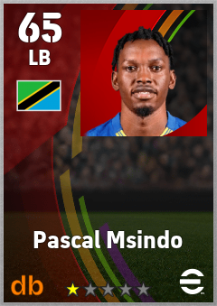 Pascal Msindo eFootball player card