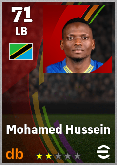 Mohamed Hussein — LB, OVR 71, MAX 71