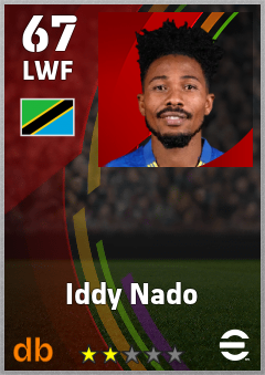 Iddy Nado — LWF, OVR 67, MAX 67