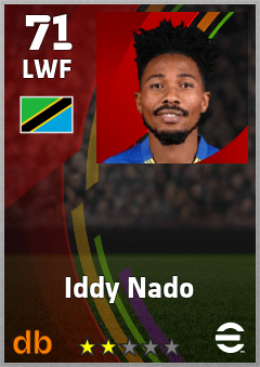 Iddy Nado — LWF, OVR 71, MAX 71