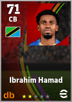 Ibrahim Hamad — CB, OVR 71, MAX 71