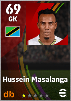Hussein Masalanga — GK, OVR 69, MAX 69
