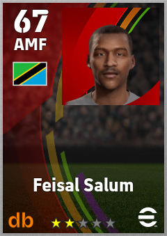 Feisal Salum — AMF, OVR 67, MAX 67