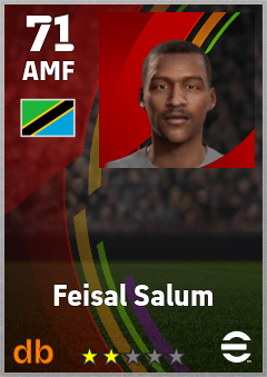 Feisal Salum — AMF, OVR 71, MAX 71