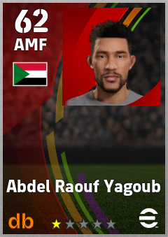 Abdel Raouf Yagoub eFootball player card