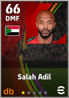 Salah Adil — DMF, OVR 66, MAX 66