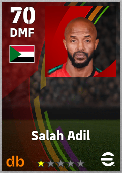 Salah Adil — DMF, OVR 70, MAX 70