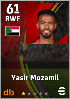 Yasir Mozamil eFootball player card