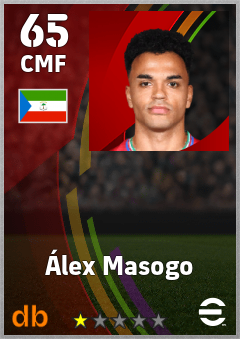 Álex Masogo — CMF, OVR 65, MAX 65
