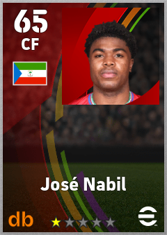José Nabil — CF, OVR 65, MAX 65