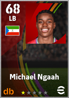 Michael Ngaah — LB, OVR 68, MAX 68