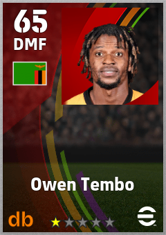 Owen Tembo eFootball player card