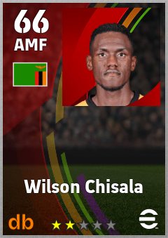 Wilson Chisala eFootball player card