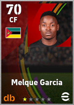 Melque Garcia — CF, OVR 70, MAX 70