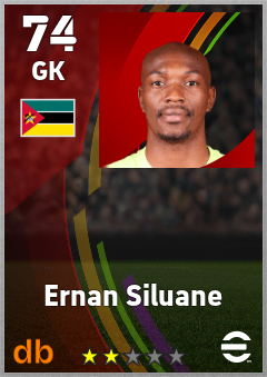 Ernan Siluane — GK, OVR 74, MAX 74