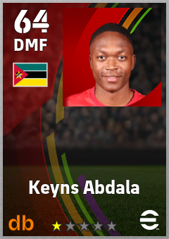 Keyns Abdala — DMF, OVR 64, MAX 64