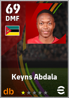 Keyns Abdala — DMF, OVR 69, MAX 69