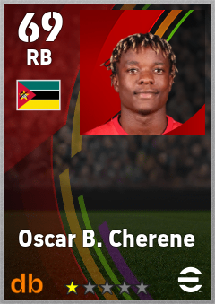 Oscar B. Cherene — RB, OVR 69, MAX 69