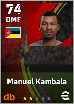 Manuel Kambala — DMF, OVR 74, MAX 74