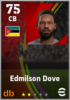 Edmilson Dove — CB, OVR 75, MAX 75