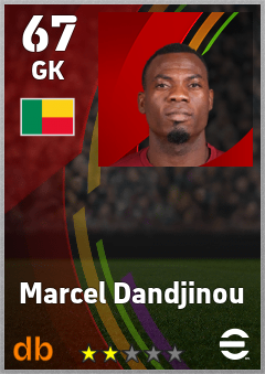 Marcel Dandjinou — GK, OVR 67, MAX 67
