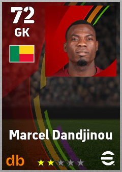 Marcel Dandjinou — GK, OVR 72, MAX 72