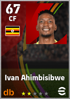Ivan Ahimbisibwe — CF, OVR 67, MAX 67