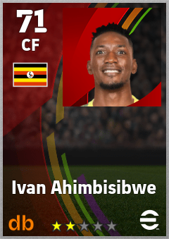 Ivan Ahimbisibwe — CF, OVR 71, MAX 71
