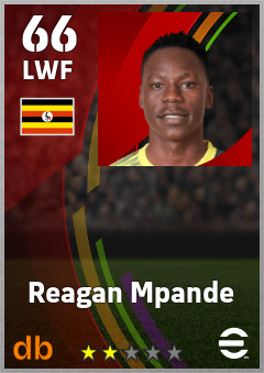 Reagan Mpande — LWF, OVR 66, MAX 66