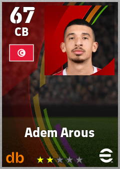 Adem Arous eFootball player card