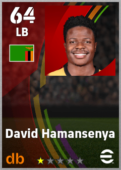 David Hamansenya eFootball player card