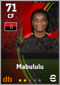 Mabululu — CF, OVR 71, MAX 71