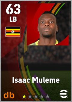 Isaac Muleme eFootball player card